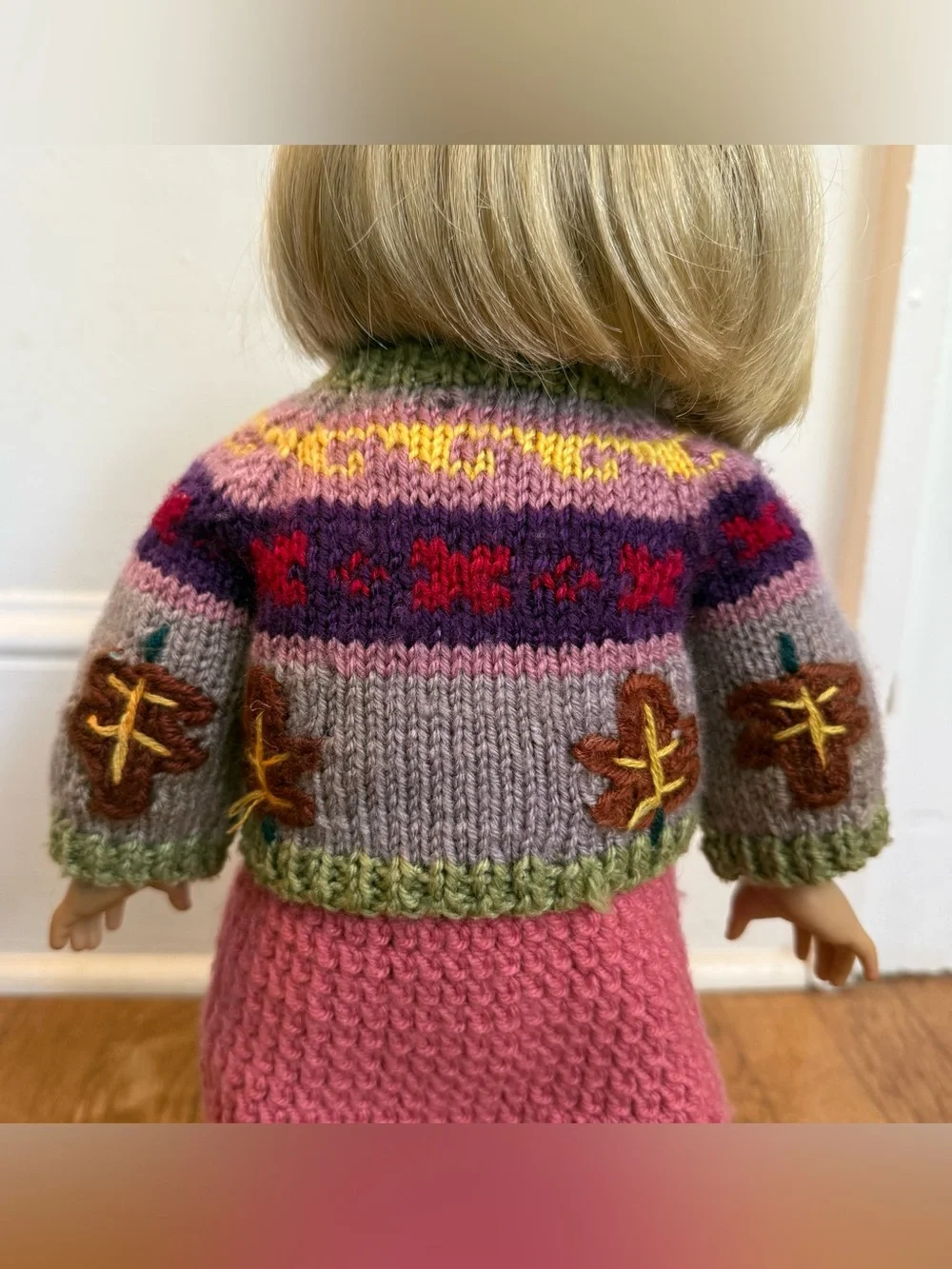 18” Doll Clothes Lot Handmade Hand Knitted